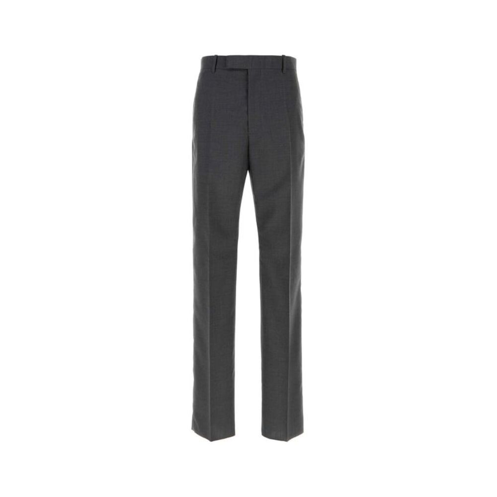 Jil Sander Men Dark Grey Wool Pant